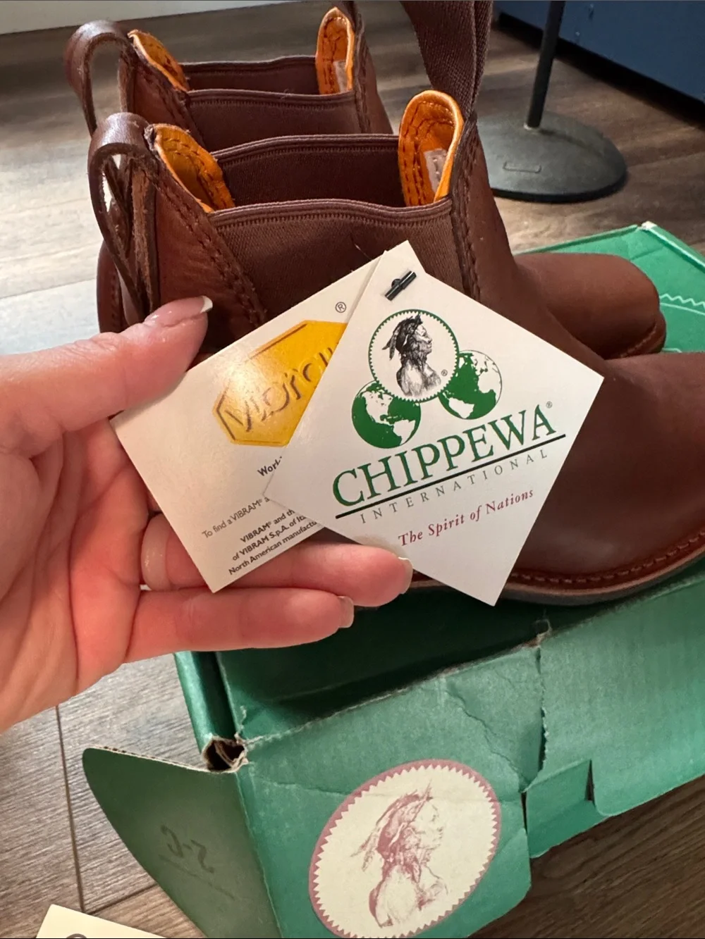 Chippewa Men's Brown Leather Boots